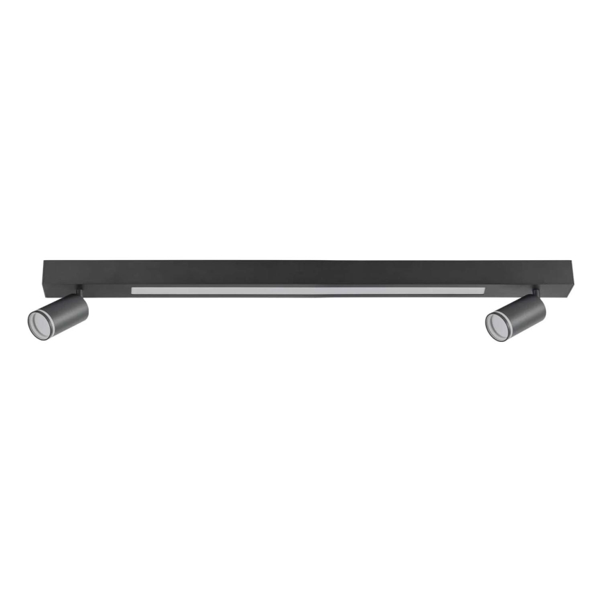 LED Plafon PARIS LED/24W/230V + 2xGU10/10W czarny