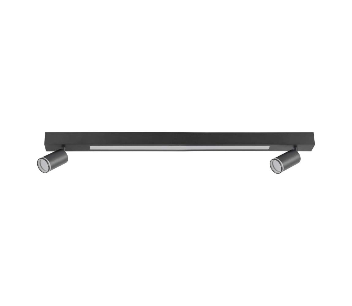 LED Plafon PARIS LED/24W/230V + 2xGU10/10W czarny