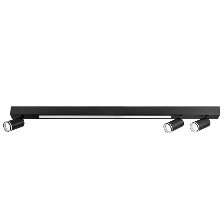 LED Plafon PARIS LED/24W/230V + 3xGU10/10W czarny