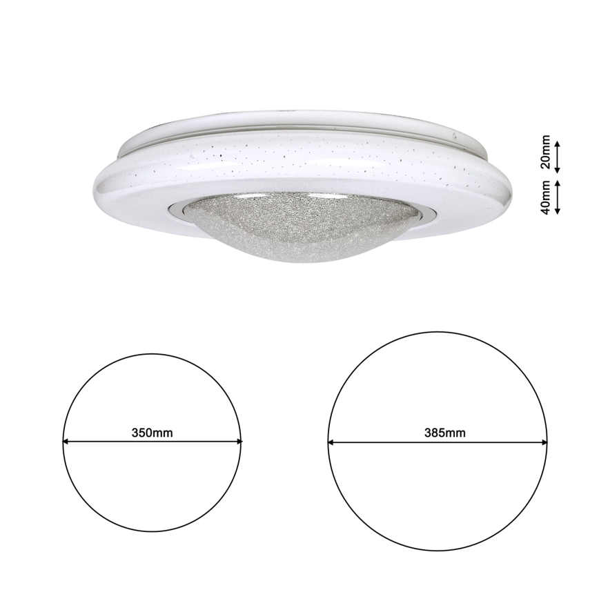 LED Plafon QUASAR LED/24W/230V