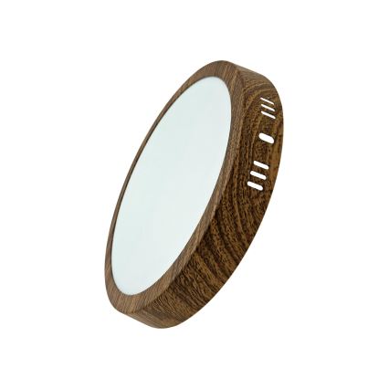 LED Plafon RING LED/18W/230V 4200K śr. 21 cm brązowy