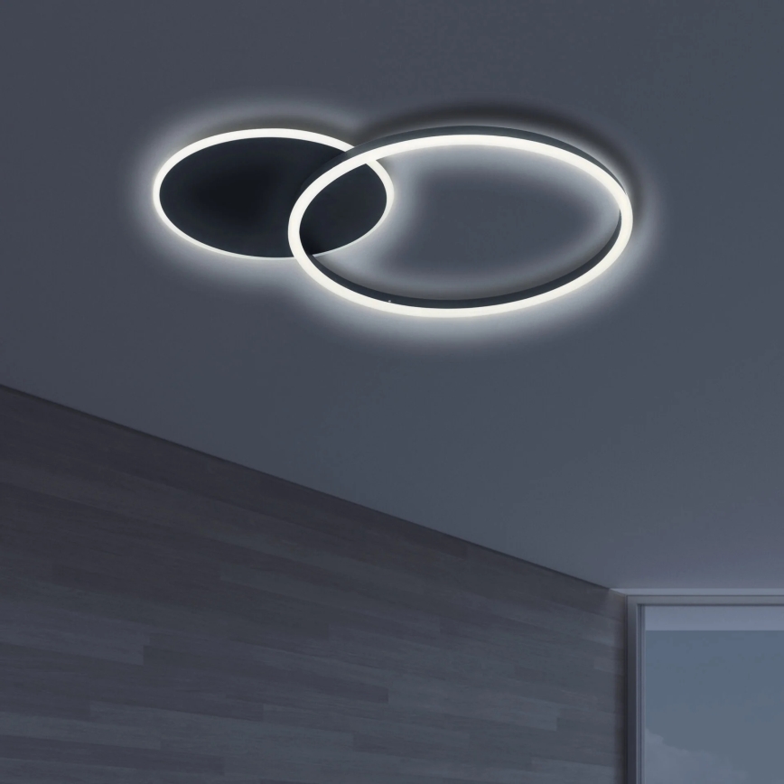 LED Plafon ROMAN LED/33W/230V 4000K czarny
