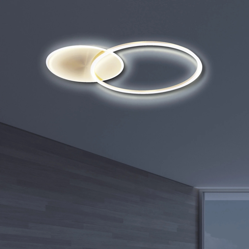 LED Plafon ROMAN LED/33W/230V 4000K złoty