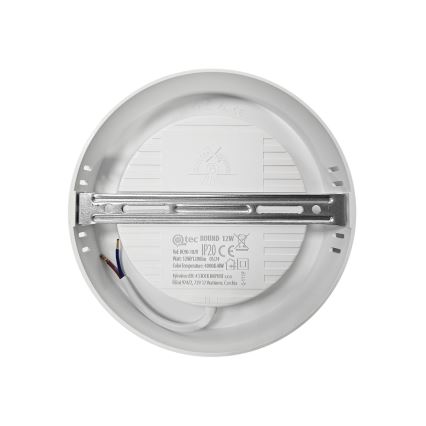 LED Plafon ROUND LED/12W/230V 4000K śr. 16,7 cm biały