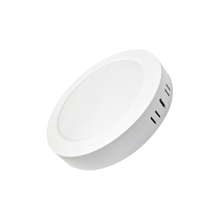 LED Plafon ROUND LED/18W/230V 4000K śr. 21,5 cm biały