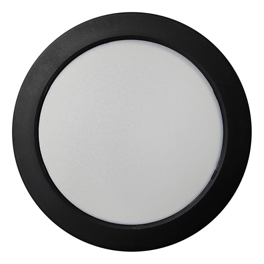 LED Plafon ROUND LED/18W/230V 4000K śr. 21,7 cm czarny