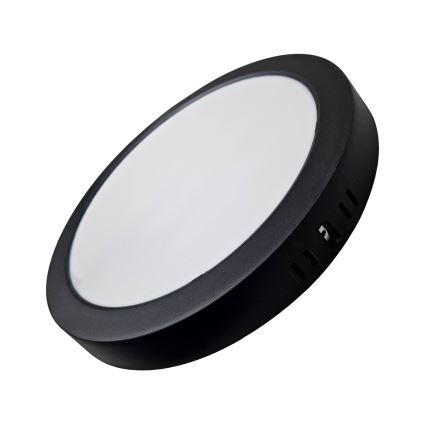 LED Plafon ROUND LED/24W/230V 4000K śr. 28,8 cm czarny