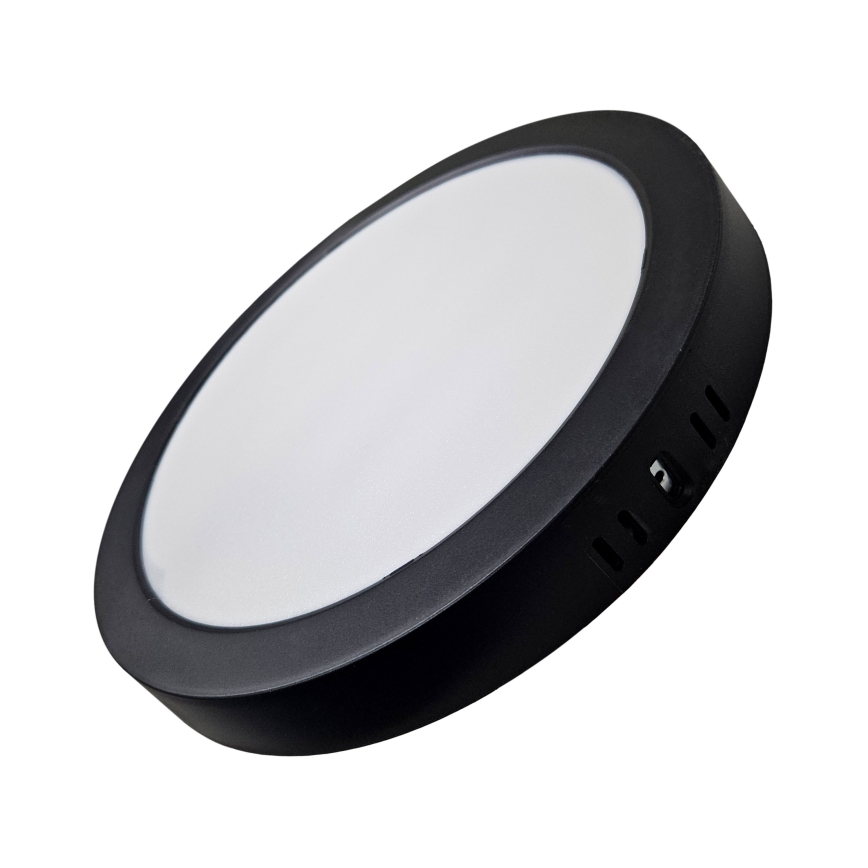 LED Plafon ROUND LED/24W/230V 4000K śr. 28,8 cm czarny