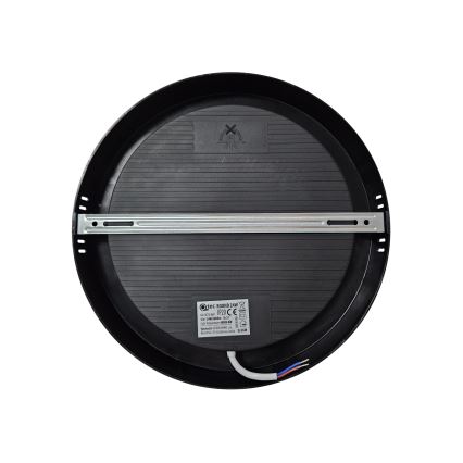 LED Plafon ROUND LED/24W/230V 4000K śr. 28,8 cm czarny