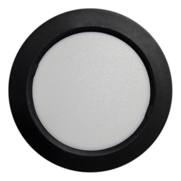 LED Plafon ROUND LED/6W/230V 4000K śr. 12,1 cm czarny