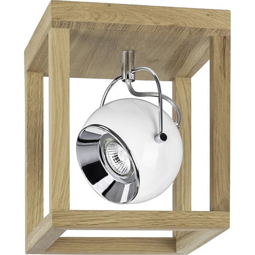 LED Plafon ROY 1xGU10/5W/230V dąb matowy