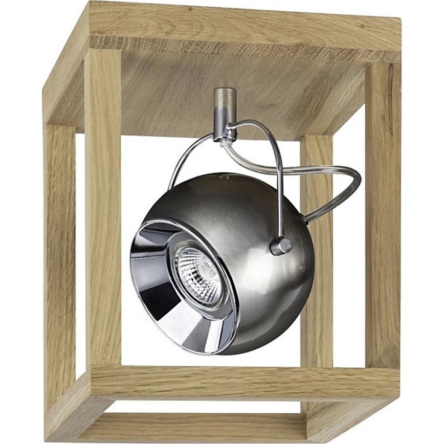 LED Plafon ROY 1xGU10/5W/230V dąb matowy