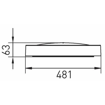 LED Plafon SAMER LED/32W/230V 4000K