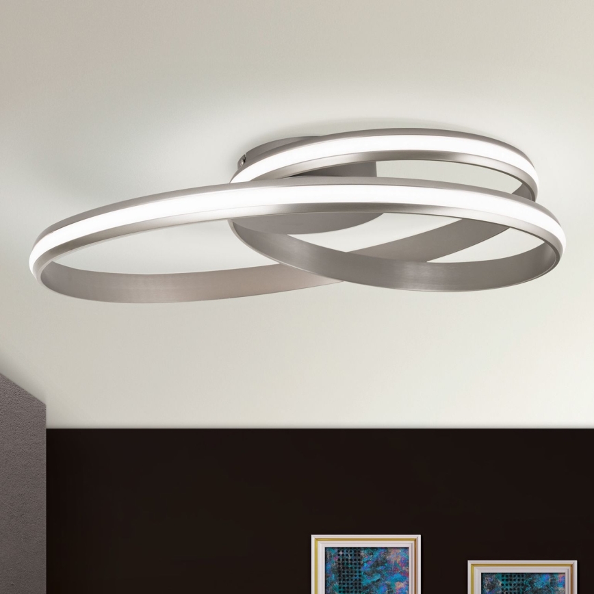 LED Plafon ściemnialny CIRCUS LED/30W/230V srebrny