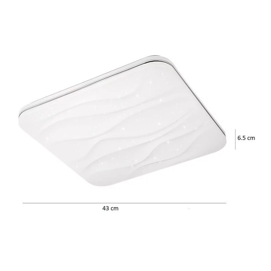 LED Plafon ściemnialny DESERT LED/72W/230V + pilot