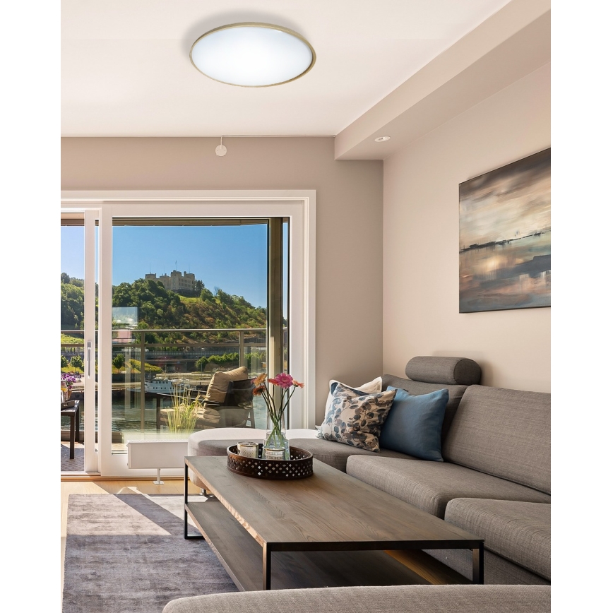 LED Plafon ściemnialny DRINA LED/36W/230V 2700-6500K śr. 50 cm + pilot zdalnego sterowania