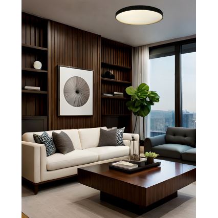 LED Plafon ściemnialny EBRO LED/36W/230V 2700-6500K śr. 50 cm + pilot zdalnego sterowania