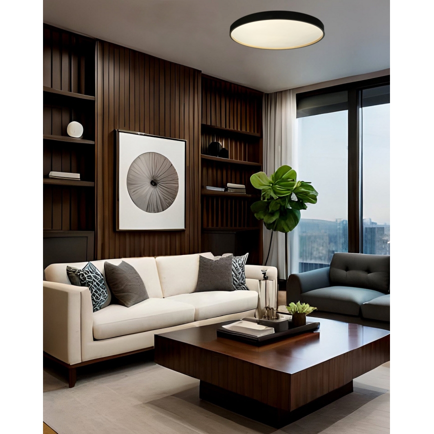 LED Plafon ściemnialny EBRO LED/36W/230V 2700-6500K śr. 50 cm + pilot zdalnego sterowania