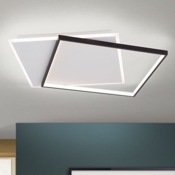 LED Plafon ściemnialny EMANUEL LED/50W/230V biały/czarny