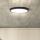 LED Plafon ściemnialny ESTELA LED/36W/230V śr. 30 cm czarny + pilot zdalnego sterowania