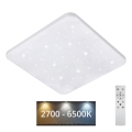 LED Plafon ściemnialny FLORA LED/60W/230V 2700-6500K 53x53 cm + pilot zdalnego sterowania
