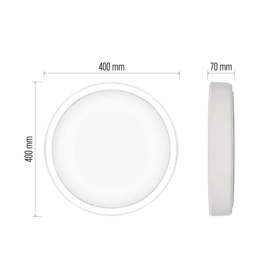 LED Plafon ściemnialny GoSmart LED/30W/230V śr. 40 cm 2700-6500K Wi-Fi Tuya + pilot zdalnego sterowania