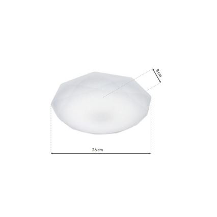 LED Plafon ściemnialny HEX LED/12W/230V