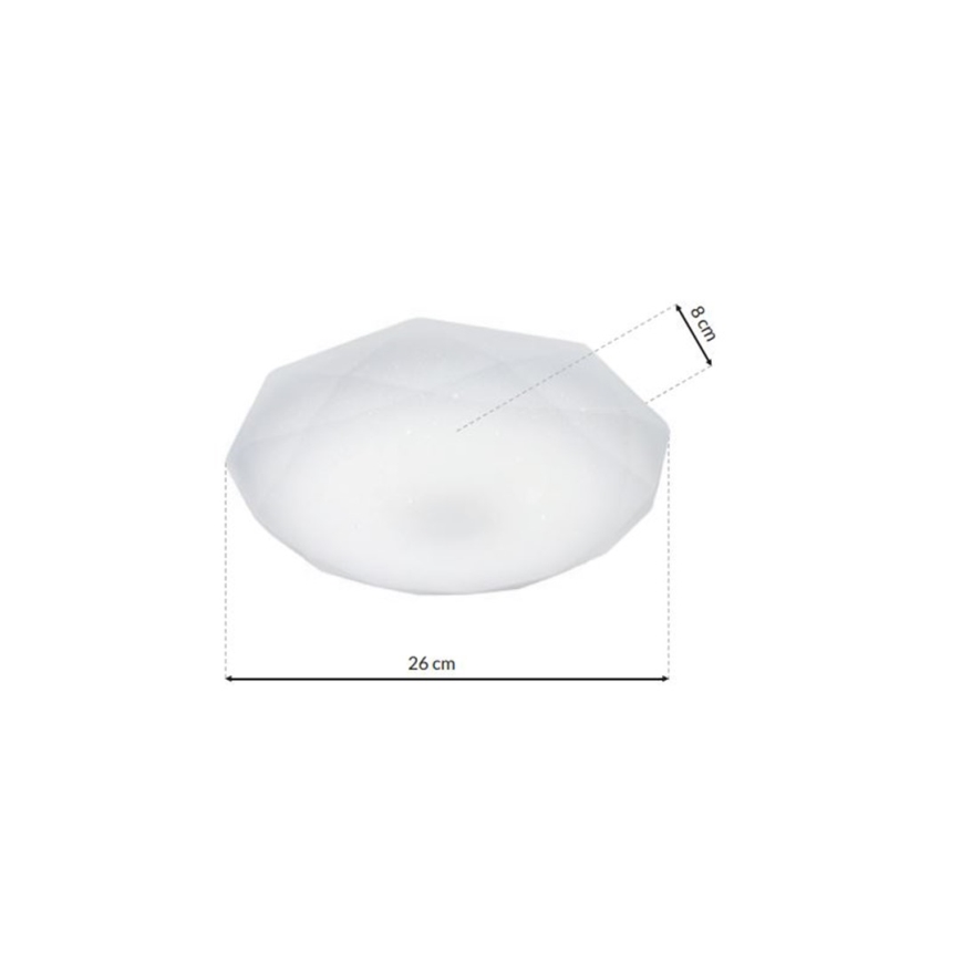 LED Plafon ściemnialny HEX LED/12W/230V