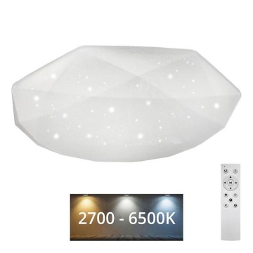 LED Plafon ściemnialny INDUS LED/60W/230V 2700-6500K śr. 58 cm + pilot zdalnego sterowania