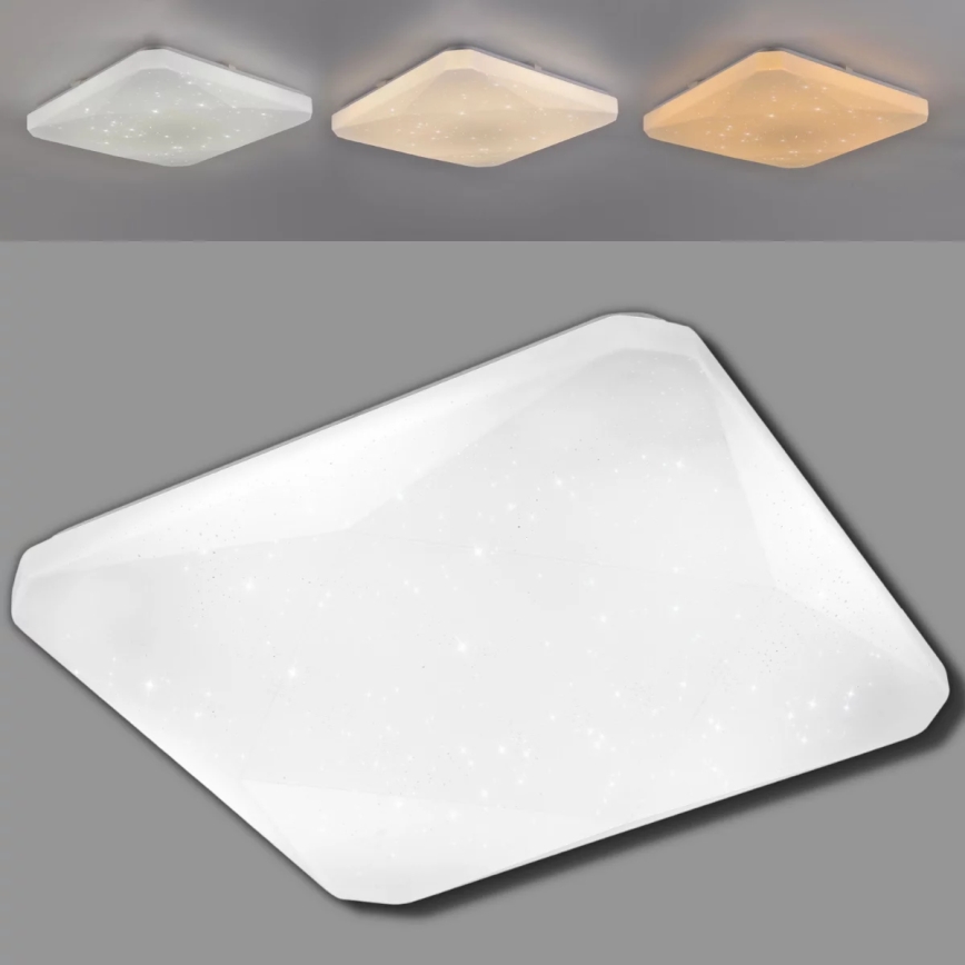 LED Plafon ściemnialny KASTOR na zdalne sterowanie LED/72W/230V