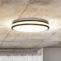 LED Plafon ściemnialny LASKOS LED/48W/230V 3000-6500K czarny + zdalne sterowanie