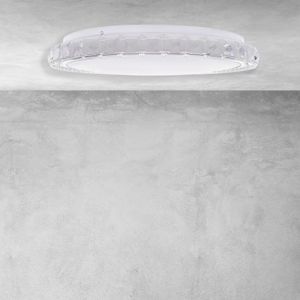 LED Plafon ściemnialny LAYLA z pilotem 1xLED/26W/230V