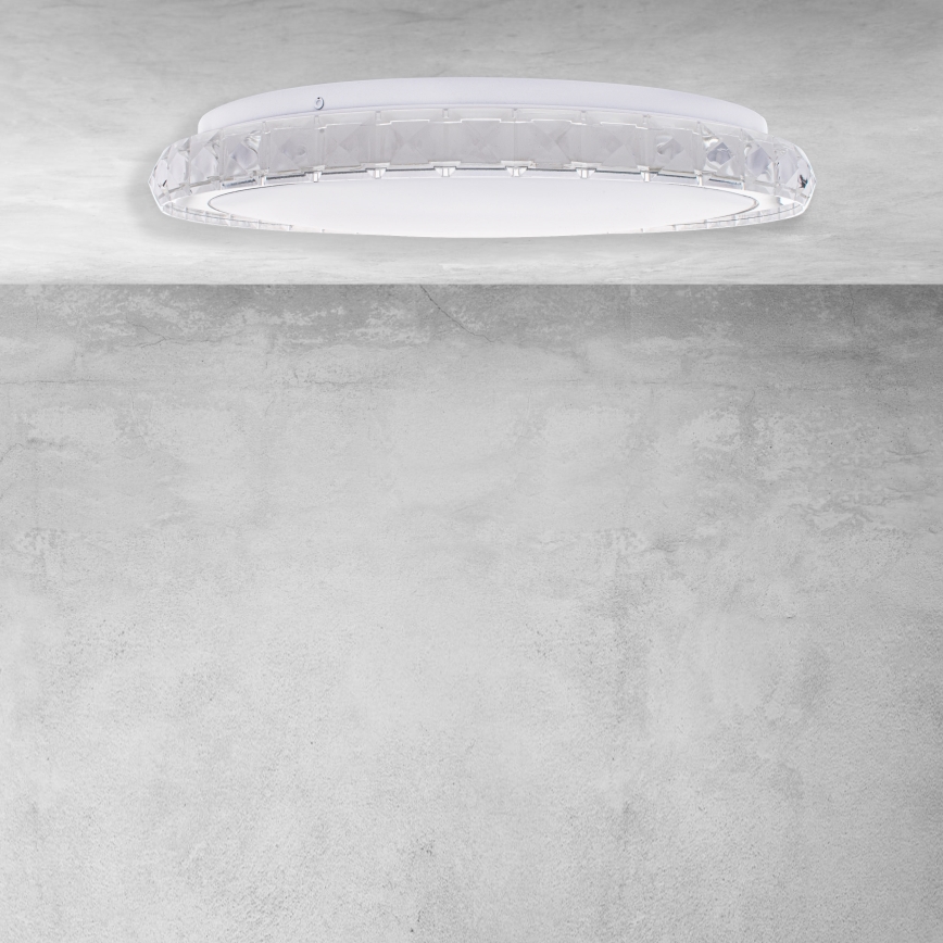 LED Plafon ściemnialny LAYLA z pilotem 1xLED/26W/230V