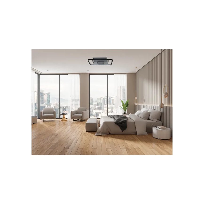 LED Plafon ściemnialny LED/110W/230V 3000-6500K biały + pilot zdalnego sterowania