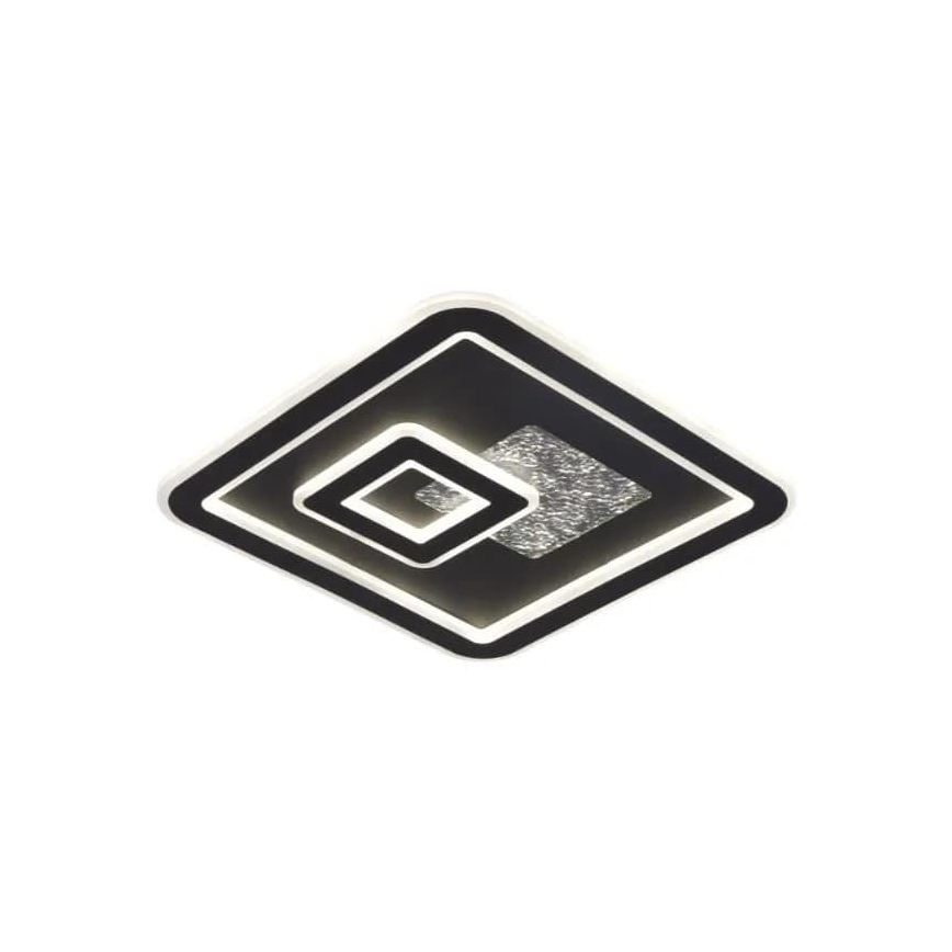 LED Plafon ściemnialny LED/110W/230V 3000-6500K czarny + zdalne sterowanie
