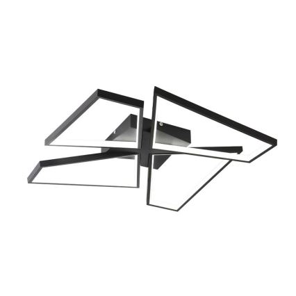 LED Plafon ściemnialny LED/115W/230V 3000-6500K czarny + pilot zdalnego sterowania