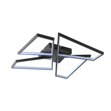 LED Plafon ściemnialny LED/115W/230V 3000-6500K czarny + pilot zdalnego sterowania