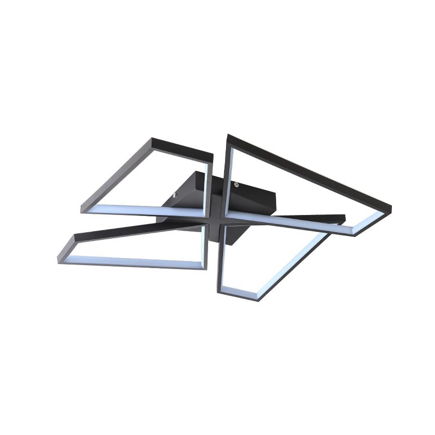 LED Plafon ściemnialny LED/115W/230V 3000-6500K czarny + pilot zdalnego sterowania