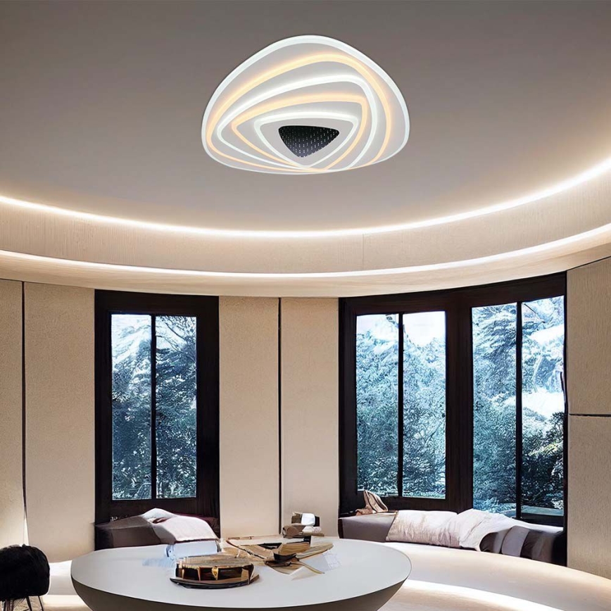 LED Plafon ściemnialny LED/120W/230V 3000-6500K + ilot zdalnego sterowania