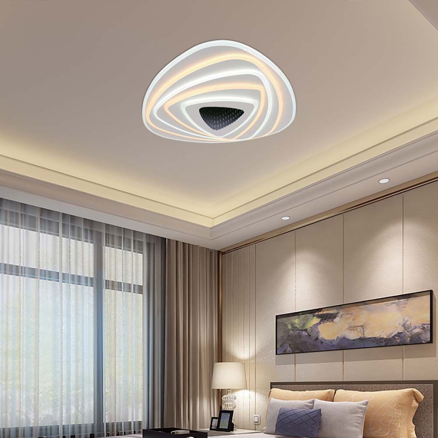 LED Plafon ściemnialny LED/120W/230V 3000-6500K + ilot zdalnego sterowania