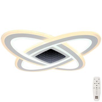 LED Plafon ściemnialny LED/130W/230V 3000-6500K + pilot zdalnego sterowania