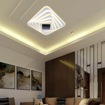LED Plafon ściemnialny LED/150W/230V 3000-6500K + pilot zdalnego sterowania