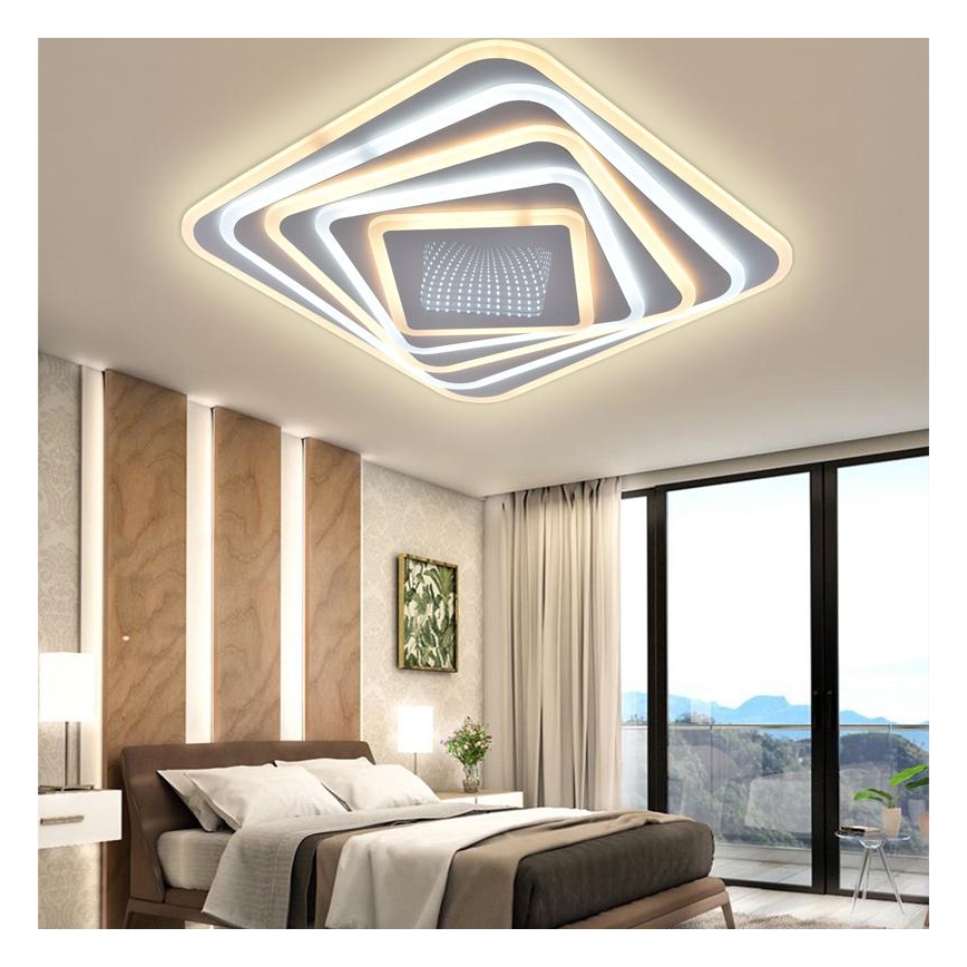 LED Plafon ściemnialny LED/150W/230V 3000-6500K + pilot zdalnego sterowania