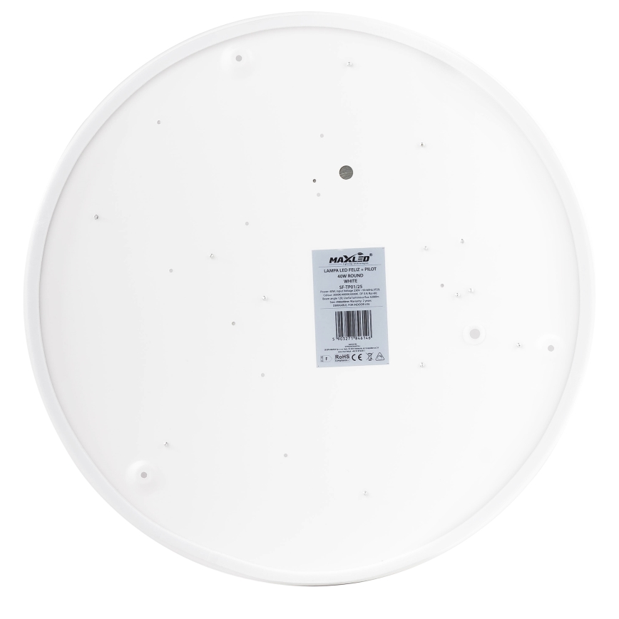 LED Plafon ściemnialny LED/30W/230V 3000-6500K śr. 30 cm biały + pilot zdalnego sterowania