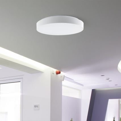 LED Plafon ściemnialny LED/40W/230V 3000-6500K 39,5 cm biały + pilot zdalnego sterowania