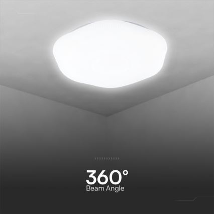 LED Plafon ściemnialny LED/40W/230V 3000-6500K 40 cm biały + pilot zdalnego sterowania