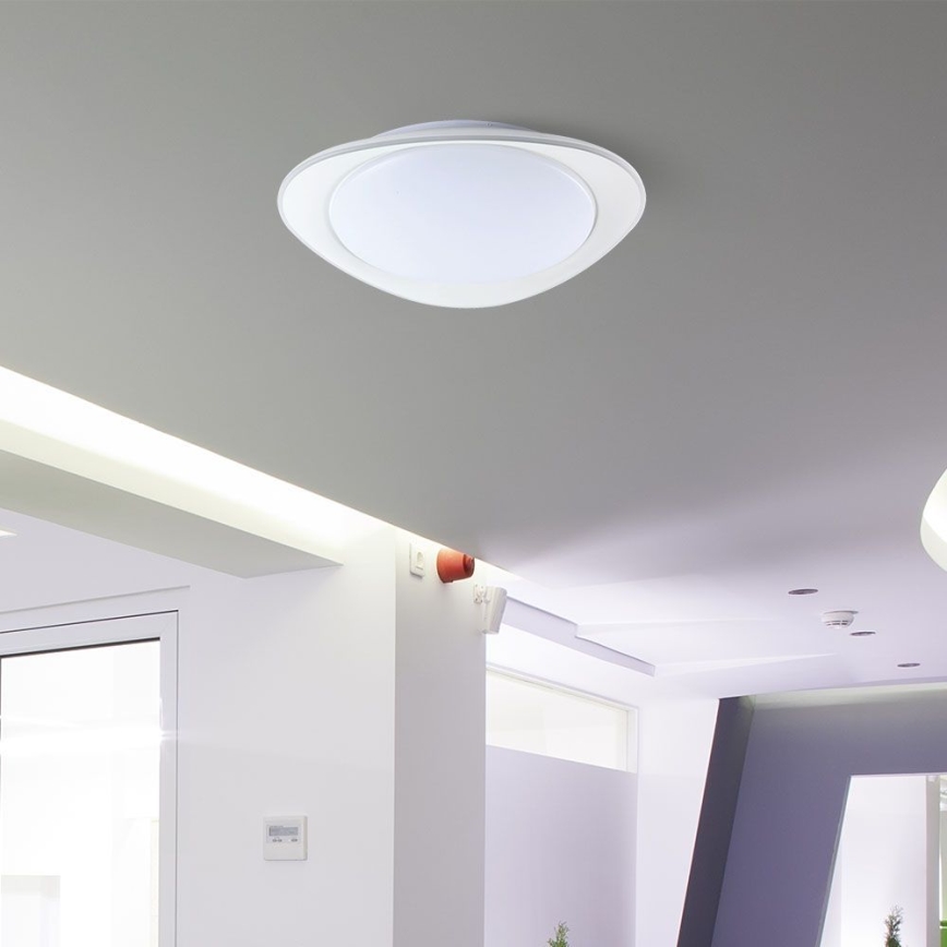 LED Plafon ściemnialny LED/40W/230V 3000-6500K 45 cm biały + pilot zdalnego sterowania