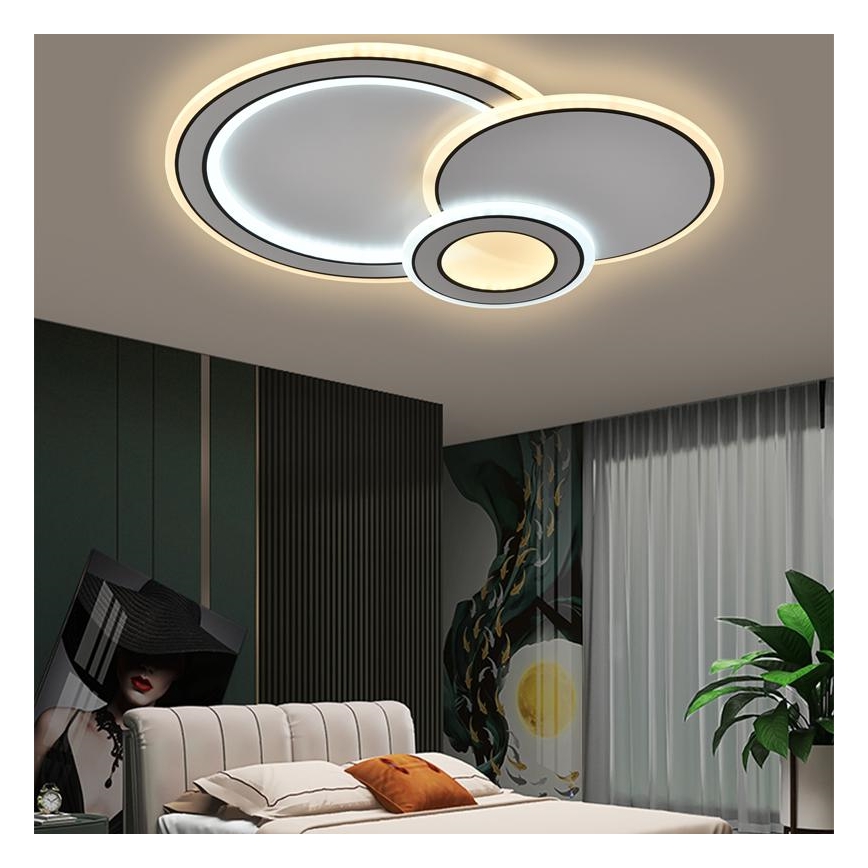 LED Plafon ściemnialny LED/40W/230V 3000-6500K + pilot zdalnego sterowania
