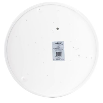 LED Plafon ściemnialny LED/40W/230V 3000-6500K śr. 40 cm biały + pilot zdalnego sterowania