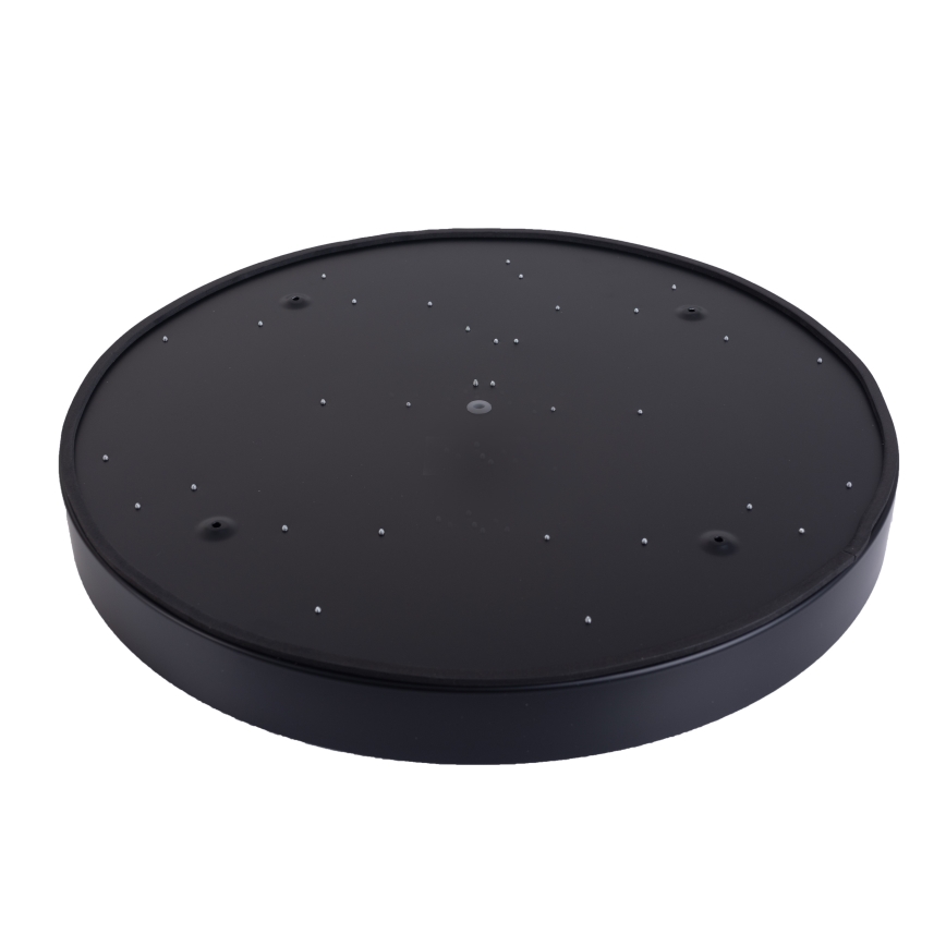 LED Plafon ściemnialny LED/40W/230V 3000-6500K śr. 40 cm czarny + pilot zdalnego sterowania